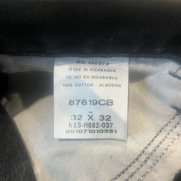 Rustler Black Jeans  Straight Fit 32x32 - Picture 4 of 4